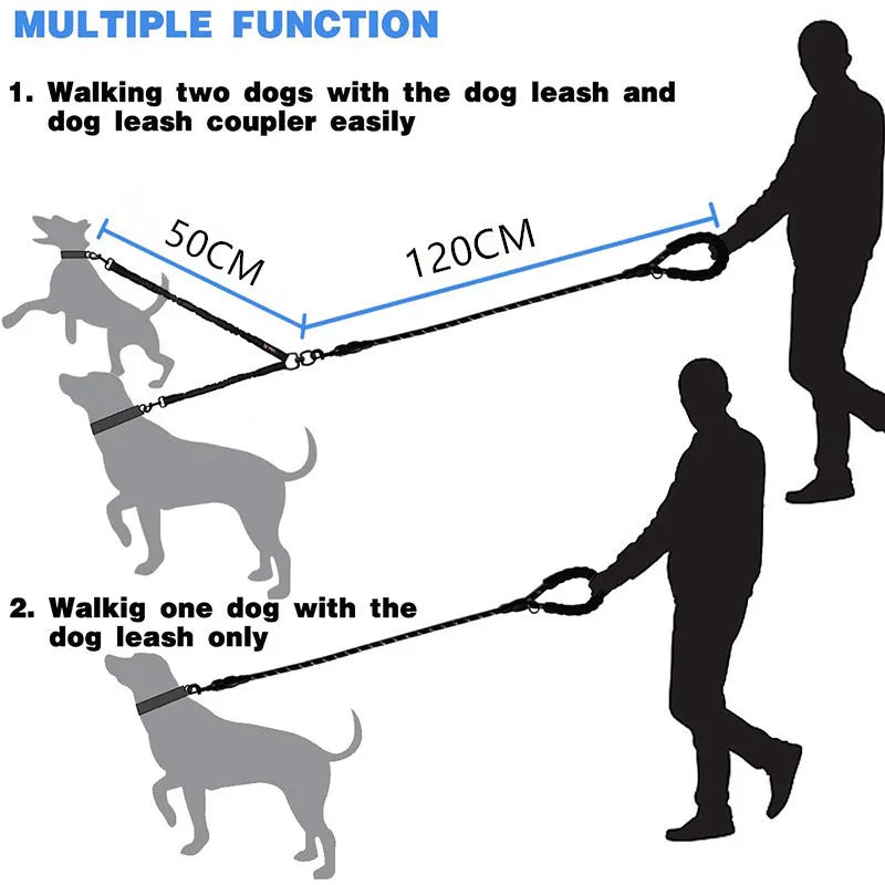 Two Dog Double Leash