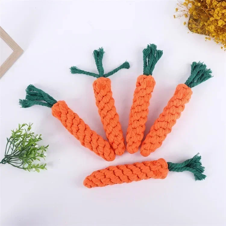 Rope Toys - Carrots