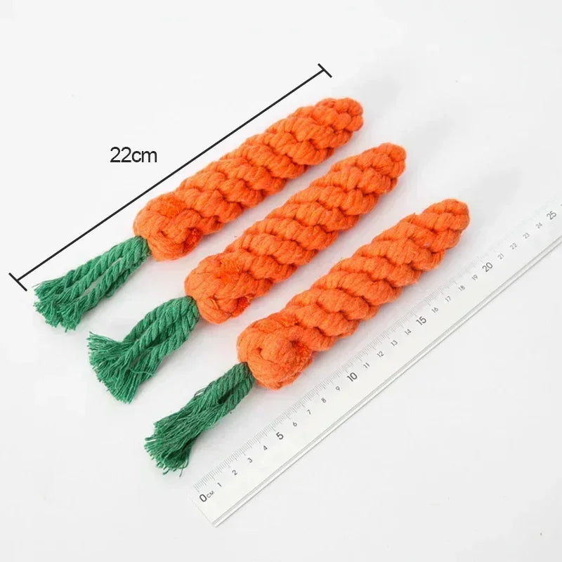 Rope Toys - Carrots